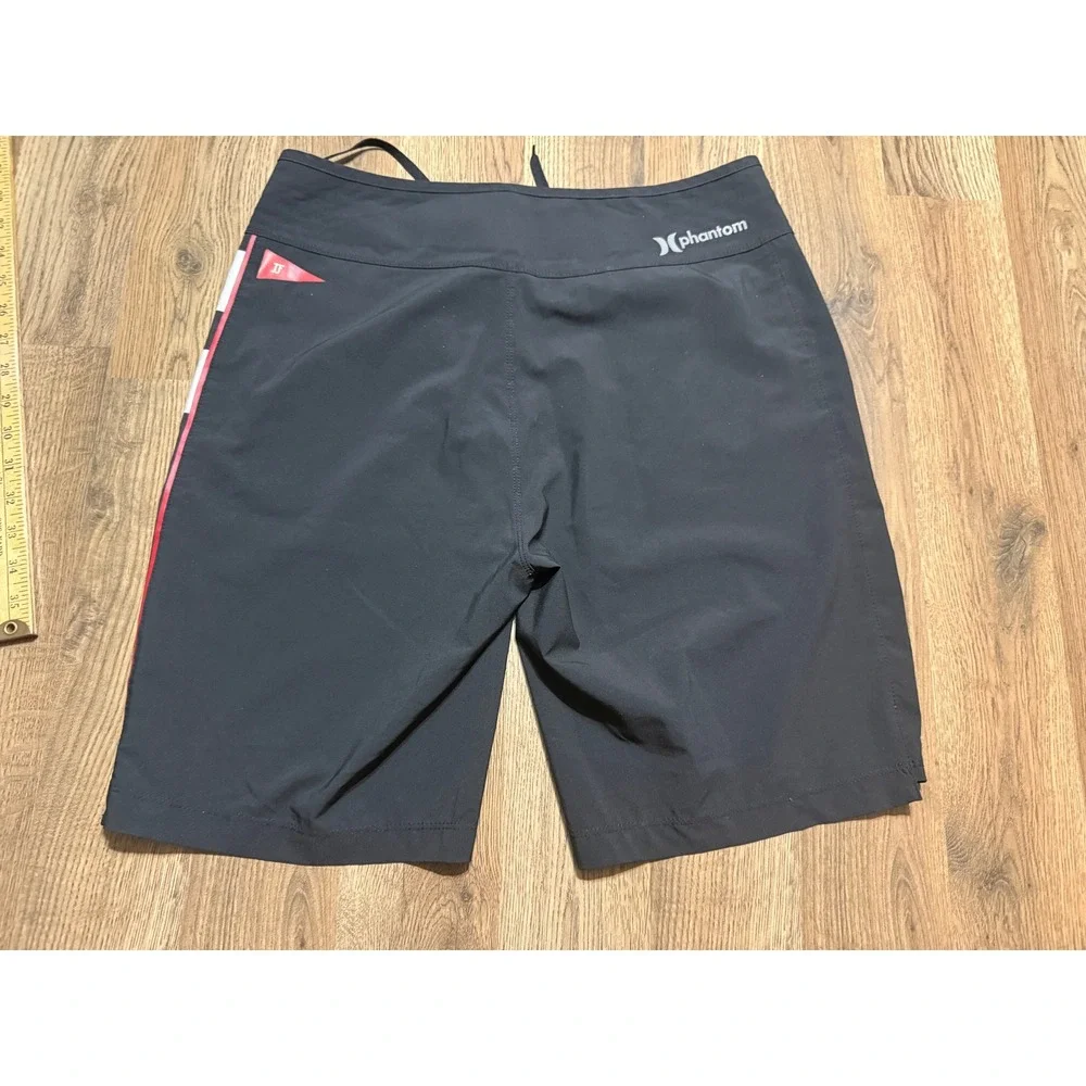 Hurley Board Shorts Mens 29 Black Adult John John Florence JJF Phantom Excellent